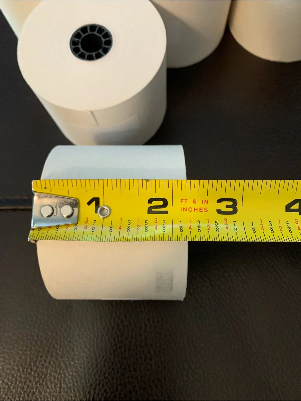 Lot of 11 Vintage Adding Machine Paper Rolls 2.25